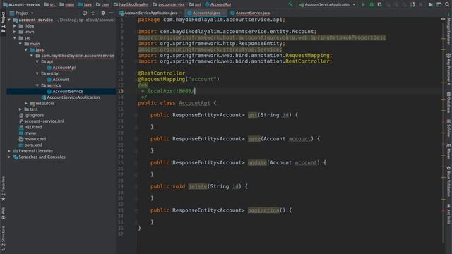Ders 2 - Java Spring Cloud Microservice Egitimi (Account Servisinin geliştirilmesi) смотреть онлайн