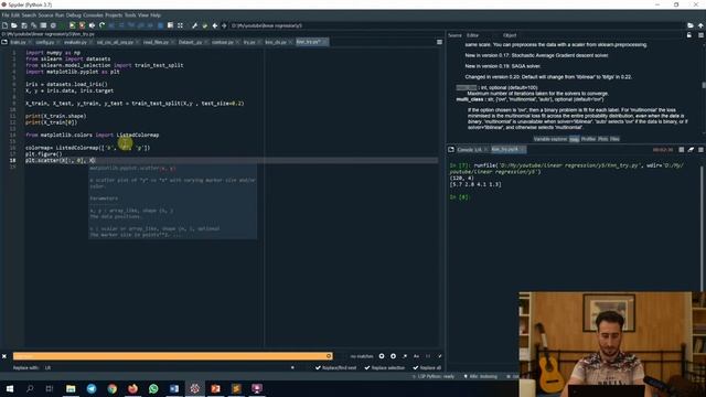 برمجة خوارزمية الجار القريب من العدد ك | K nearest neighbour KNN with python, Iris datset смотреть онлайн