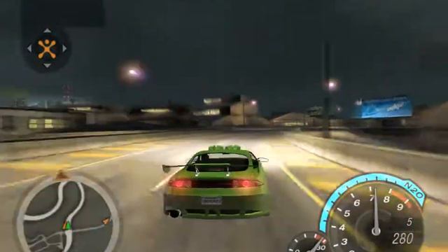 Mitsubishi Eclipse 380 km/h Need for Speed Underground 2 смотреть онлайн