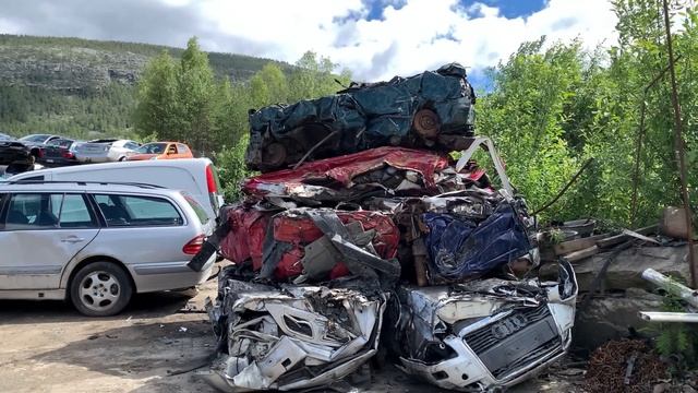 НОРВЕГИЯ. НЕ ВЫЛЕЗАЕМ ИЗ СВАЛОК. АВТОМОБИЛЬНАЯ СВАЛКА В НОРВЕГИИ. смотреть онлайн