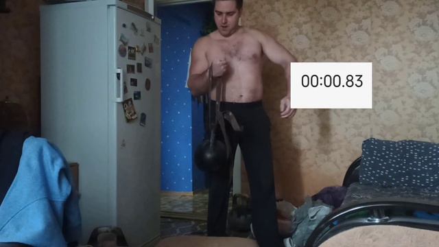 Статика на луч под углом 90 градусов с гирей 32кг смотреть онлайн