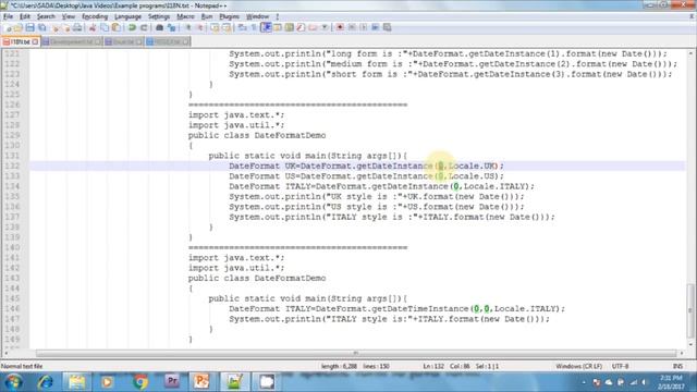 Lesson - 3 : i18n - DateFormat class in Internationalization in Java Programming смотреть онлайн