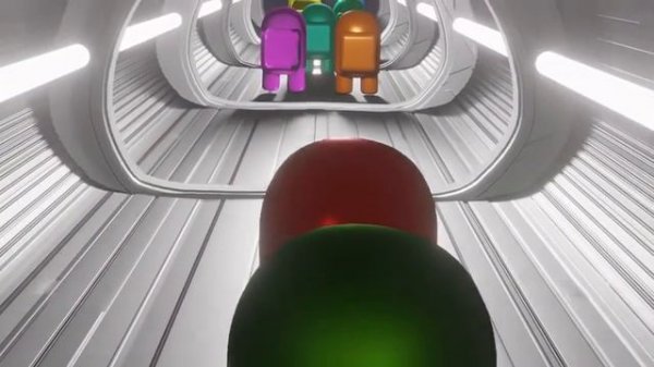 Among Us Animation 3D-How impostors went to space? in real life and memes
