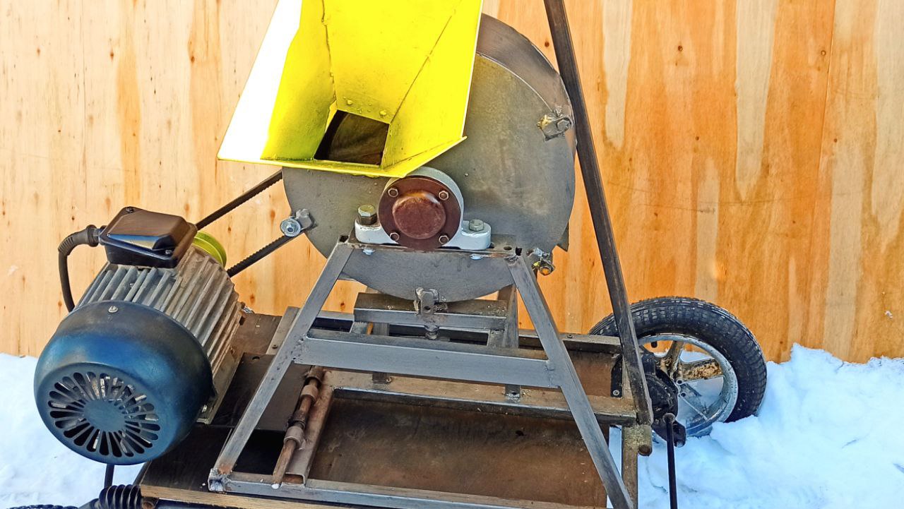 Дробилка для веток, измельчитель своими руками смотреть онлайн