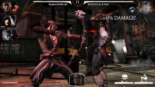 Mortal Kombat X Mobile - Final Boss Battle Kotal Kahn смотреть онлайн