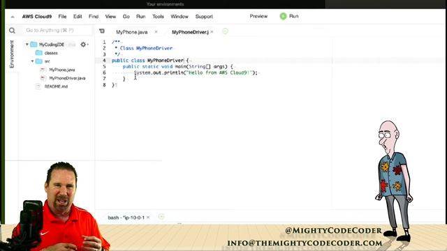 Cloud 9 S1E2 Java Classes in Cloud9 смотреть онлайн