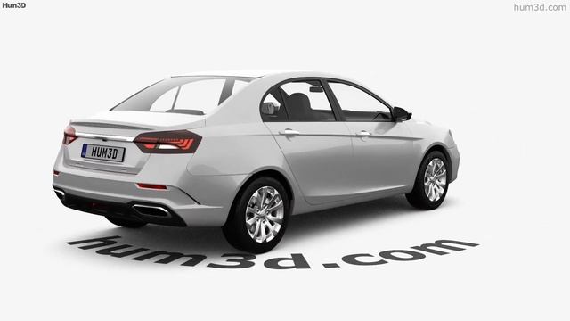 Geely Emgrand Up Comfort 2021 3D model by Hum3D.com смотреть онлайн