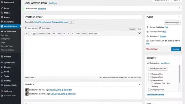 Dynamic Genesis Menu For Categories & Tags смотреть онлайн