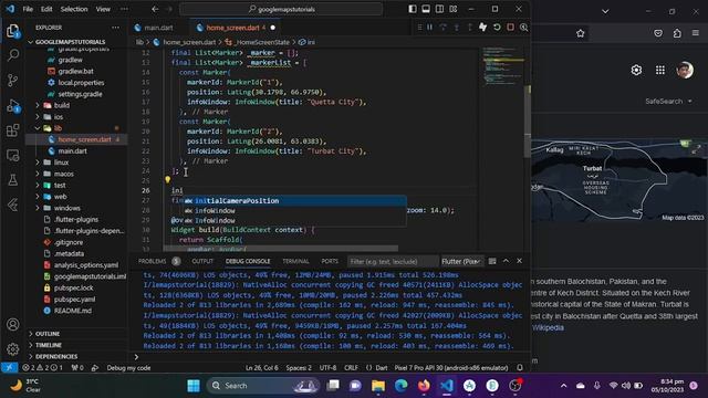 Flutter Google Maps Integration Part 2 | Display Maps, Add Markers, and Animate Camera смотреть онлайн