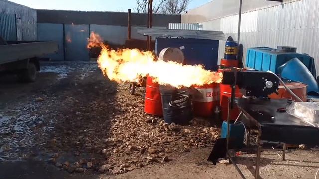 Горелка Гном 1000 кВт запуск на открытом воздухе смотреть онлайн