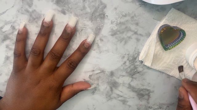 The Best Acrylic Set Yet| Watch Me Work | Nail Tutorial For Beginners| Long Square Acrylic Nails | смотреть онлайн