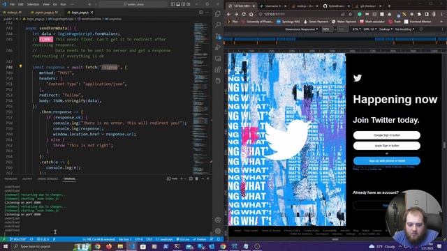 Twitter Clone: Passport.js Authentication the Easy Way! смотреть онлайн