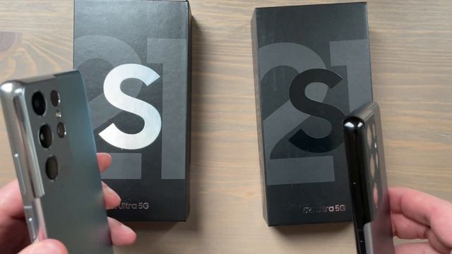 Samsung Galaxy S21 Ultra Color Comparison: Phantom Silver vs. Phantom Titanium смотреть онлайн