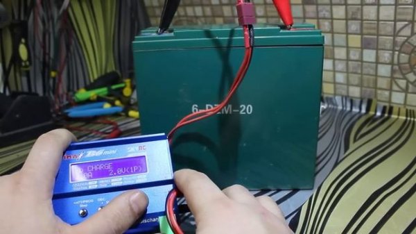 imax B6 mini заряжаем AGM GEL аккумуляторы правильно