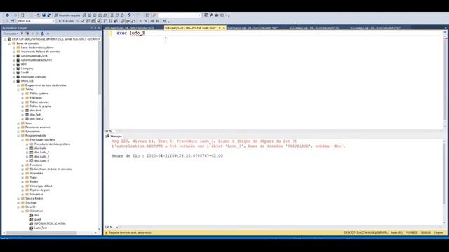 SQL Server cours sécurité : Comment donner les droits par a un schéma (exemple simple et concret). смотреть онлайн