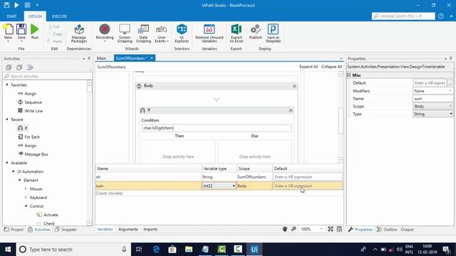 Sum Of Digits In A String - UiPath || isDigit() function in UiPath Tutorials смотреть онлайн