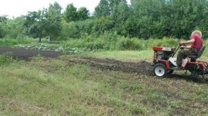 Агромаш МТ 110,почвофреза,грунтозацепы,мой огород и моя рыбалка