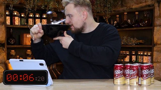 Я выпил 2.130 литра Dr.Pepper Cream Soda за раз смотреть онлайн