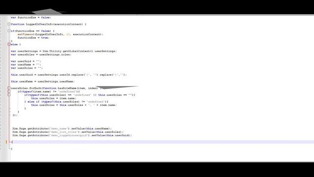 Get Logged In User Info (Roles, User Id, Display Name) In Model Driven App PowerApps