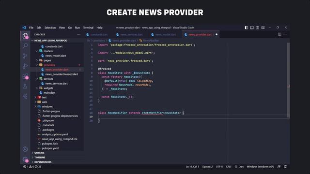 I built a news app in Flutter with Riverpod смотреть онлайн