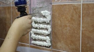 Треснула плитка на стене. Экспресс ремонт. Часть 1