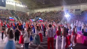 Сегодня, во Дворце спорта «Олимп», прошёл краевой праздник ко Дню защиты детей