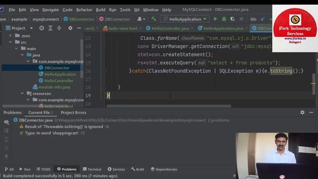 MySQL GUI using JAVAFX in IntelliJ смотреть онлайн