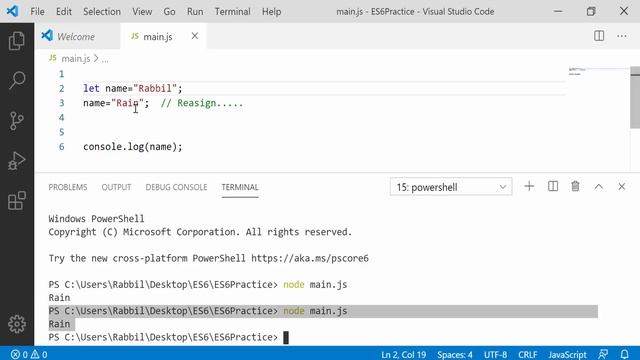 JavaScript Tutorial Bangla ES6 | ES6 Variable Part 09 смотреть онлайн