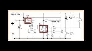 Схема автоматической регулировки двигателя для сверления печатных плат