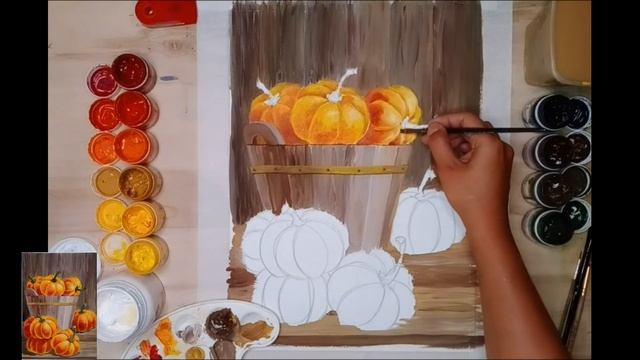 Мастер-класс. Декоративные тыквы.