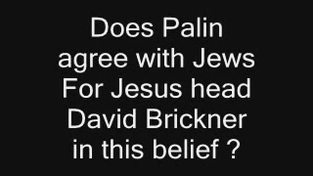Is Sarah Palin anti-semitic? Yes смотреть онлайн