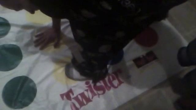 Playing The Twister Board Game For The Praise Of Jesus