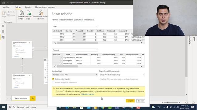 Como entender las Relaciones En Power BI -Propagación de Filtros entre tablas смотреть онлайн