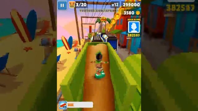 Subway Surfers New Update - World Tour 2017 Hawaii - New Character Izzy смотреть онлайн