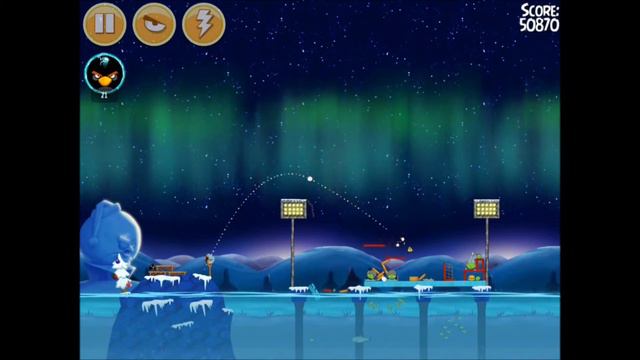 Angry Birds Seasons - On Finn Ice. Level 1-17 3 stars смотреть онлайн
