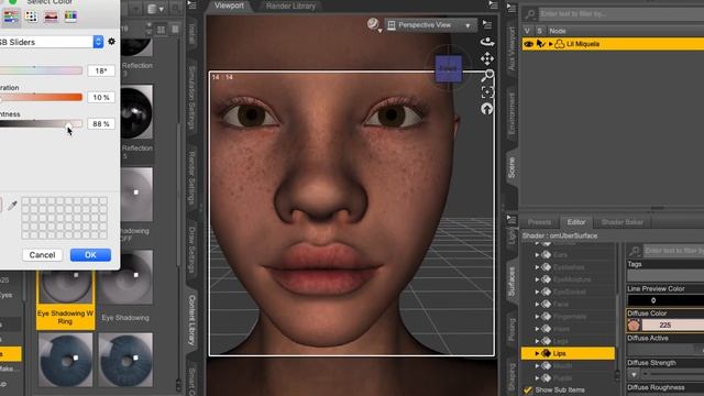How to create Lil Miquela (famous virtual influencer) with DAZ Studio (SPEED VERSION) смотреть онлайн