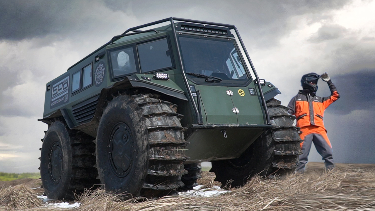 Первый в мире настоящий вездеход гибрид делают у нас! Новый вездеход Бро Гибрид! смотреть онлайн