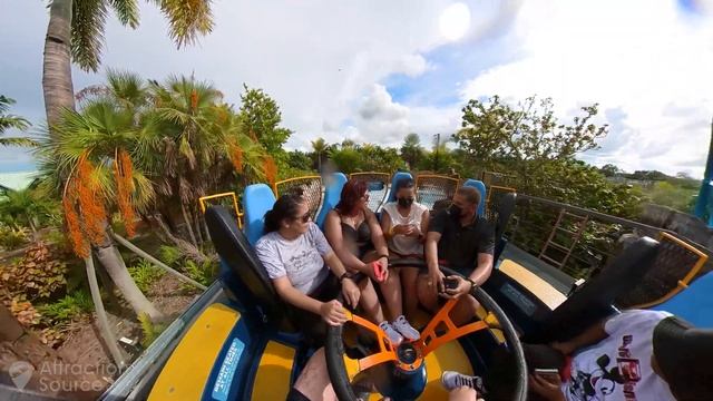 Infinity Falls [4K] On Ride POV - SeaWorld Orlando смотреть онлайн
