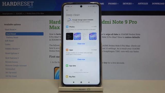How to Speed Up in XIAOMI Redmi Note 9 Pro Max - Remove Junk Files смотреть онлайн