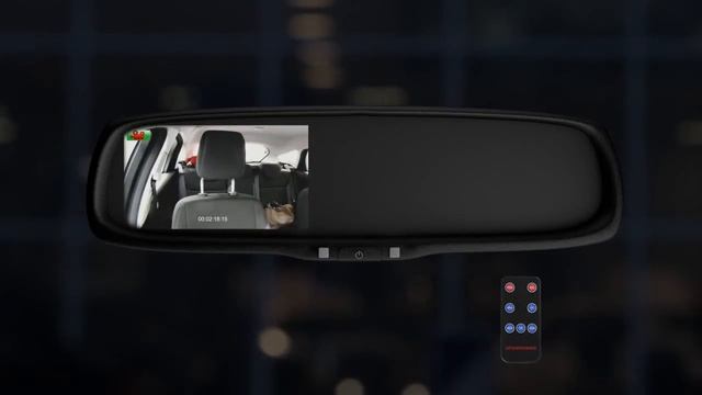 DVR MIRROR Зеркало с видеорегистратором на 3 камеры