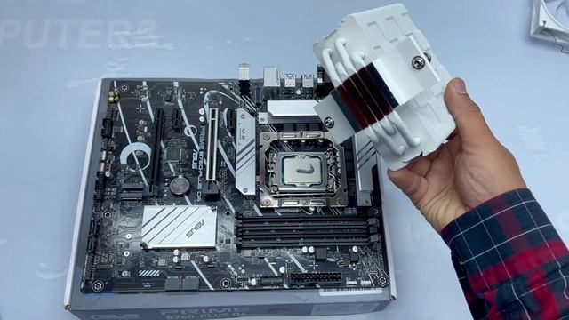 Deepcool AG400 Wh 1200 Cpu Air Cooler unbox install Test смотреть онлайн