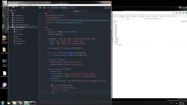 Tutorial para Crear un Gráfico de Línea con MongoDB y D3.js смотреть онлайн