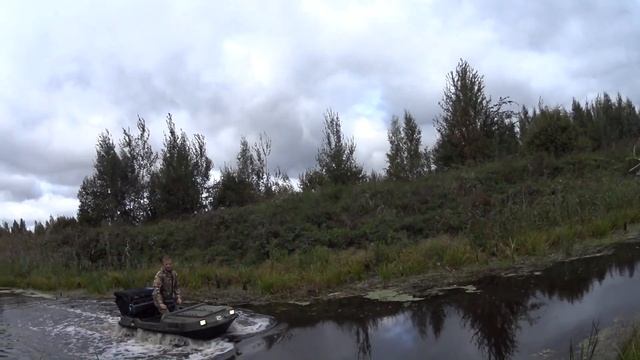 Пробиваемся на вездеходе после перекома на рыбалку!!!Карты в Озерках(торфянники)Ловля щуки. смотреть онлайн