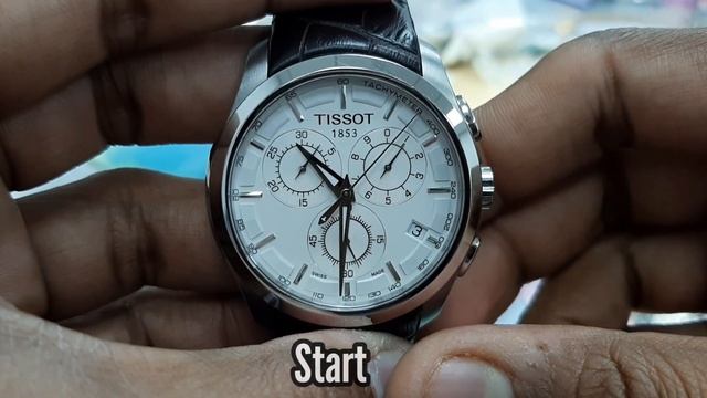 How To Set Tissot Chronograph Watch Time Date and Stopwatch | Tissot Chronograph T035617A | SolimBD смотреть онлайн
