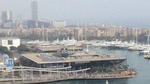 яхта Абрамовича Eclipse выходит в море из порта Барселоны 30.10.2016