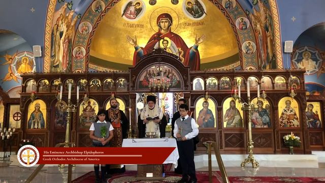 Agiasmos for the School Year Officiated by His Eminence Archbishop Elpidophoros- Tuesday, Septemb… смотреть онлайн