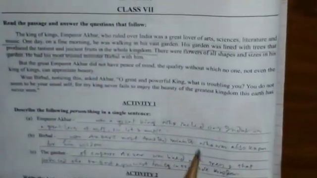 English Class-VII Model Activity Task Part-1 and Part-2 both full solved. смотреть онлайн