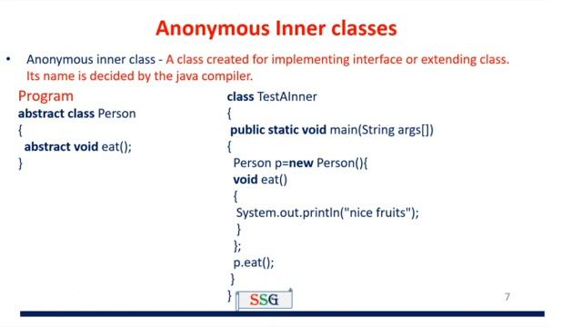 Java Inner classes | Non-static - member, anonymous & local | static inner class | CS8392 - OOP | 2 смотреть онлайн