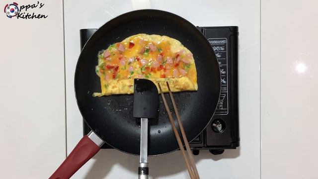 Корейский ЯИЧНЫЙ РОЛЛ за 10 минут! Простой и красивый рецепт! смотреть онлайн