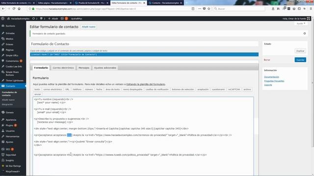 Cómo meter un checkbox en los formularios de contacto смотреть онлайн